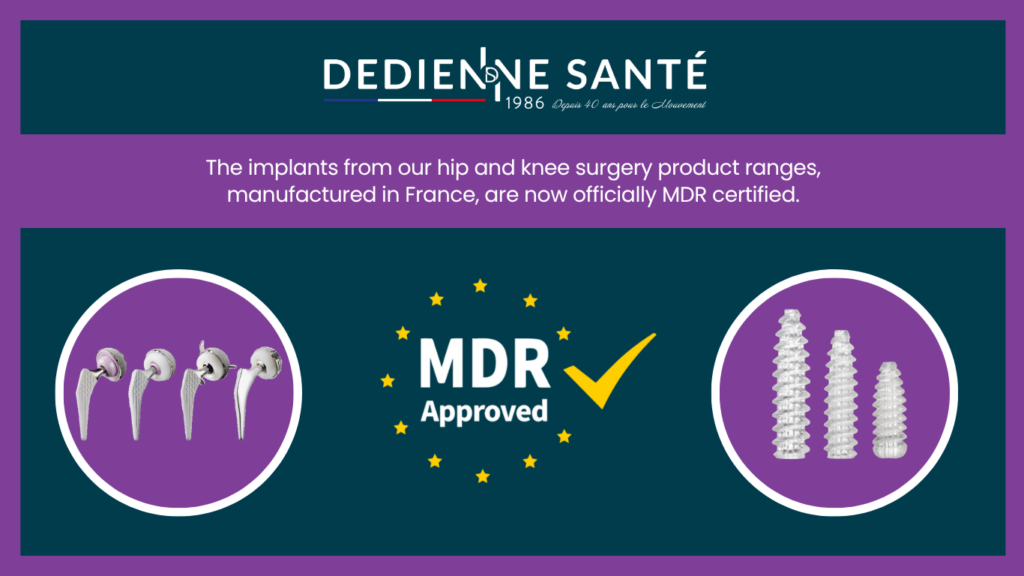 Certificat implants MDR Dedienne Santé
