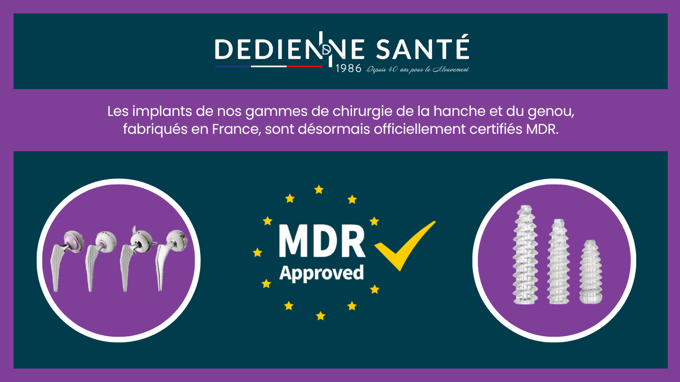 Certificat implants MDR Dedienne Santé